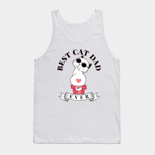 best cat dad ever, cat dad ever, cat daddy, cat lover Tank Top